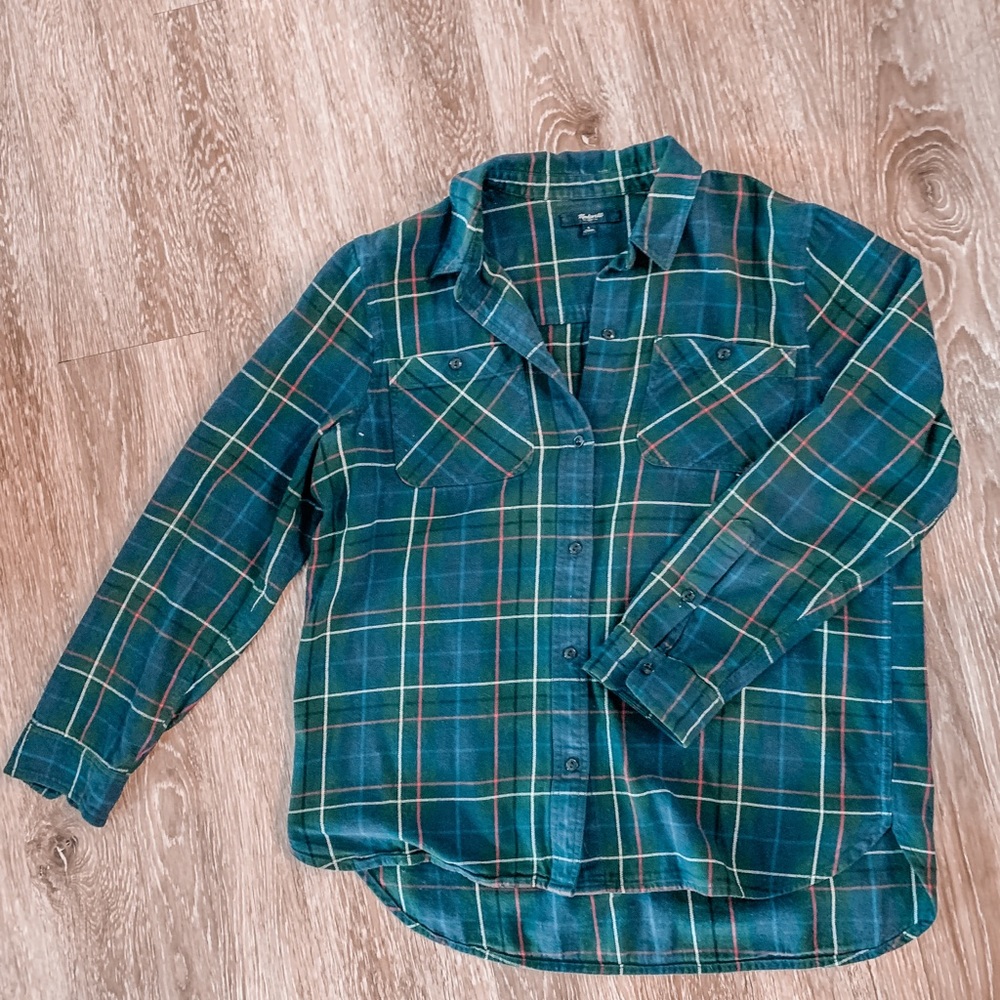 Madewell flannel button-up